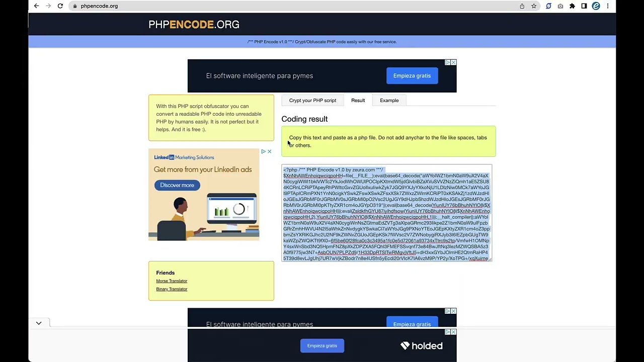 Ofuscação de código PHP simples e eficiente e controle de licença 1