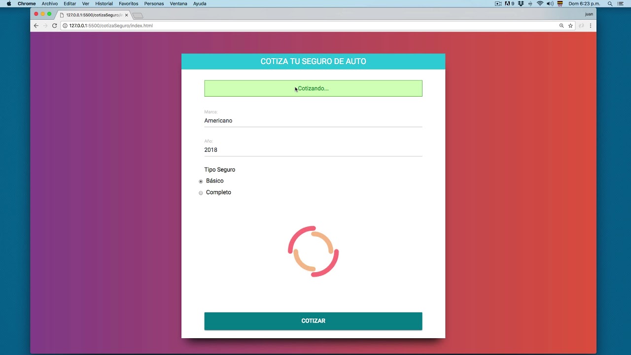PROJETO: Conta de seguro de veículo em JavaScript 1